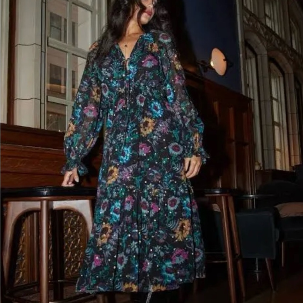 Ulla Johnson Audette silk floral dress
